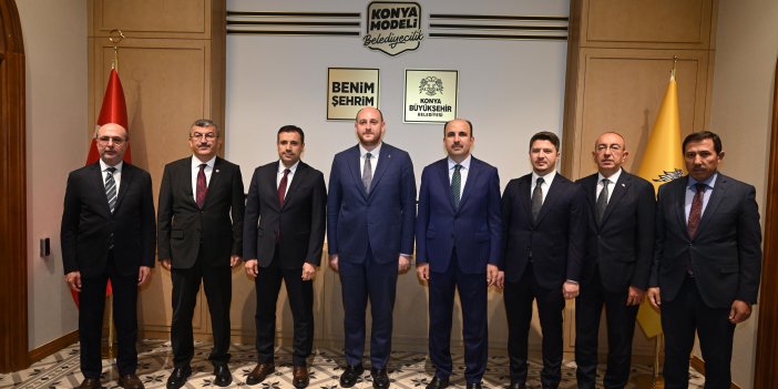 Bakan Bak, Konya Büyükşehir'i ziyaret etti