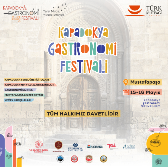 Kapadokya Gastronomi Festivali 15-16 Mayıs'ta düzenlenecek
