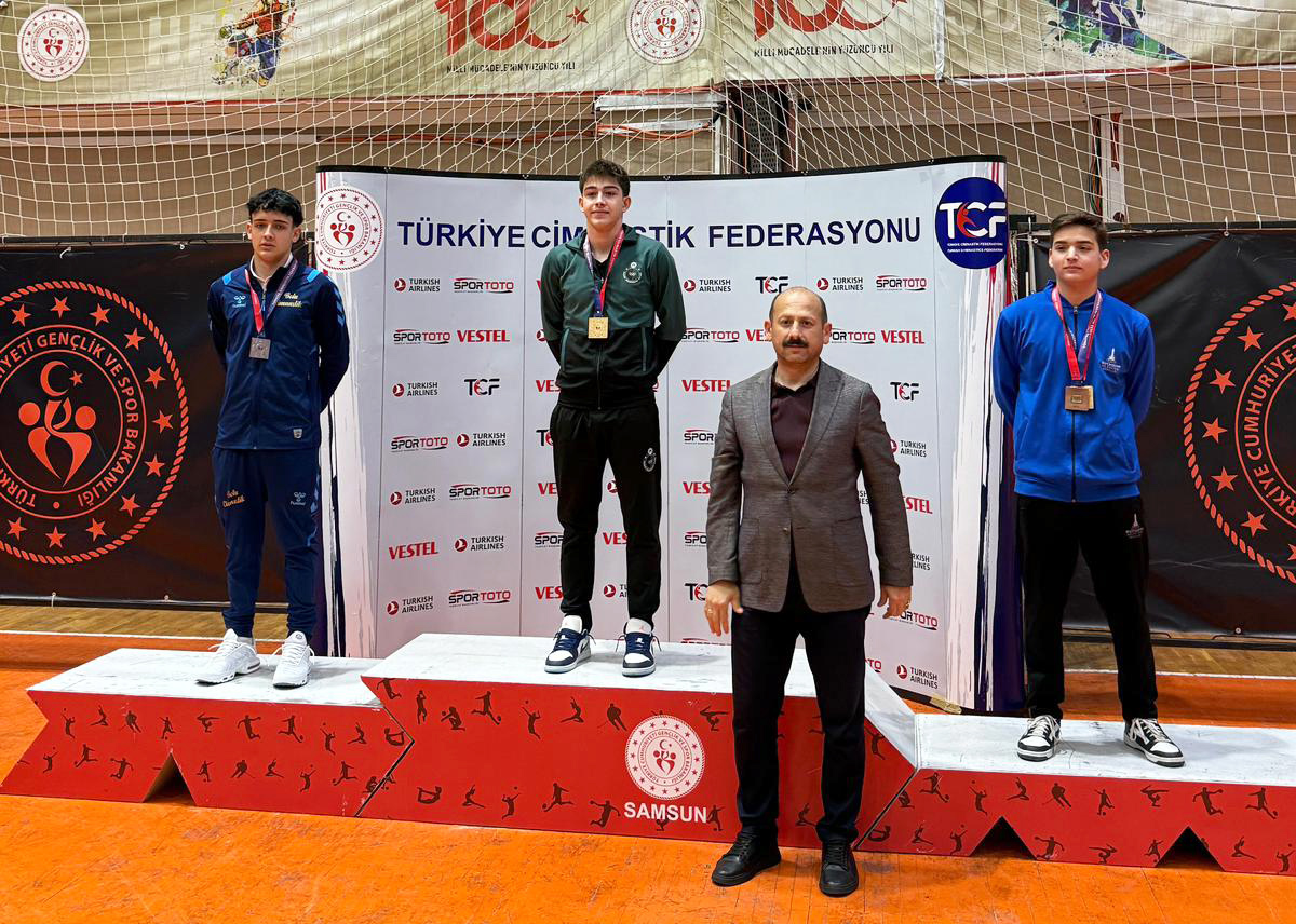 Karataylı Cimnastikçi Emirhan Danış’dan altın madalya