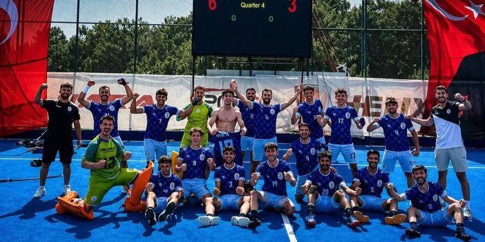 Selçuklu Belediyespor Hokey Takımı önemli bir başarıya imza attı