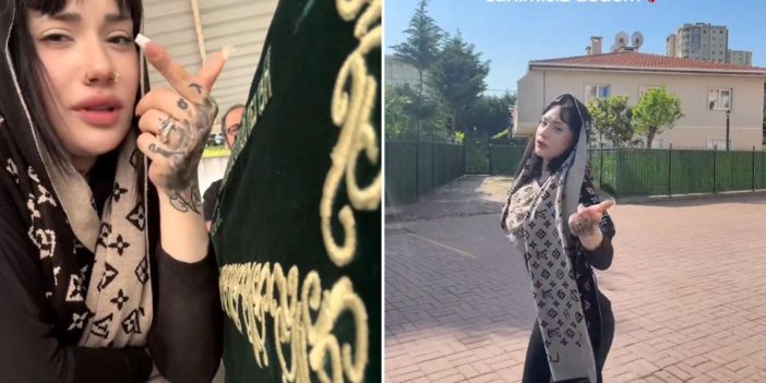 Bu kadarına da pes! Dedesinin cenazesinde TikTok çekip kombinini gösterdi