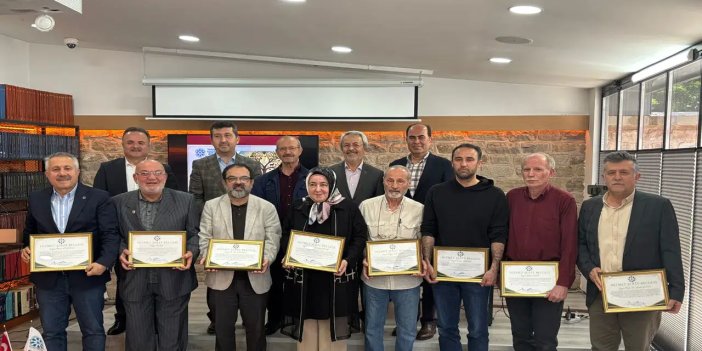 TYB’den Konyalı İsimlere Hizmet Şeref Belgesi takdim töreni