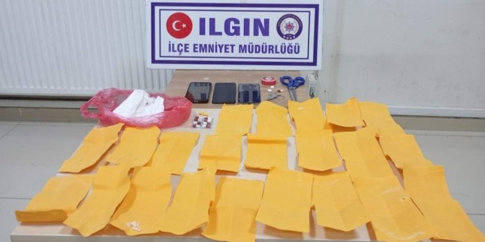 Konya’da film gibi operasyon! Poşetten uyuşturucu çıktı