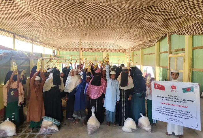 Konya’dan Arakanlı yetimlere yardım eli uzandı