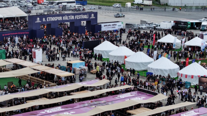 8. Etnospor Kültür Festivali'nde ilk gün sona erdi