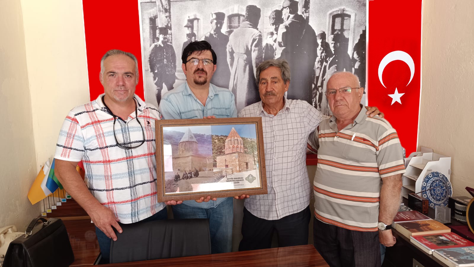 Seyyid Mahmud Hayrani Derneği’nden Şahin’e ziyaret