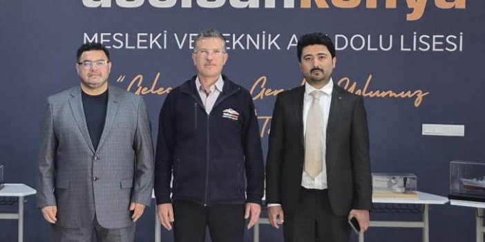 KSGKD’ den, Aselsan Konya lisesine ziyaret