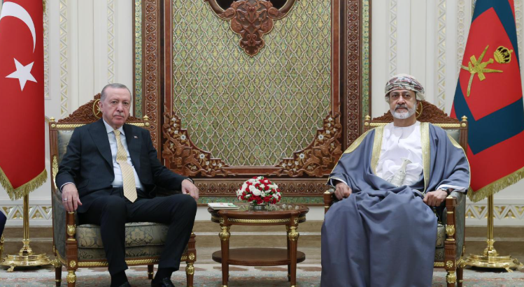 Cumhurbaşkanı Erdoğan, Umman Sultanı Heysem bin Tarık ile görüştü