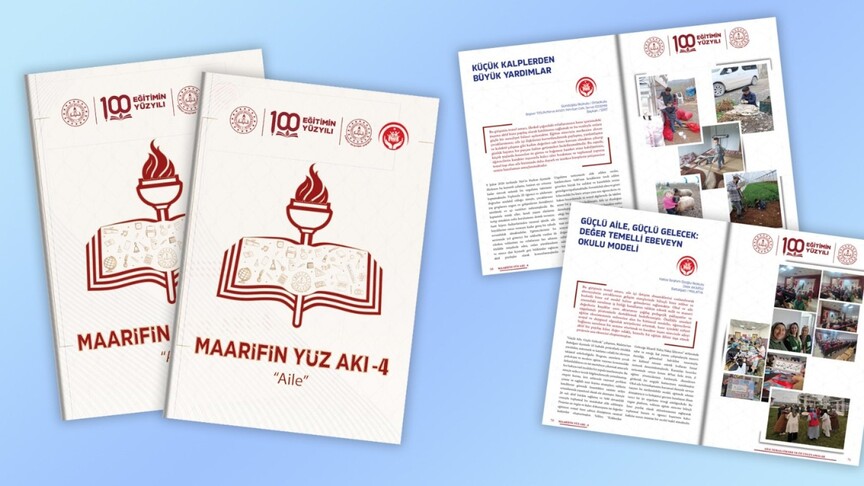MEB'in Maarifin Yüz Akı dergisinin dördüncü sayısında "aile" teması işlendi