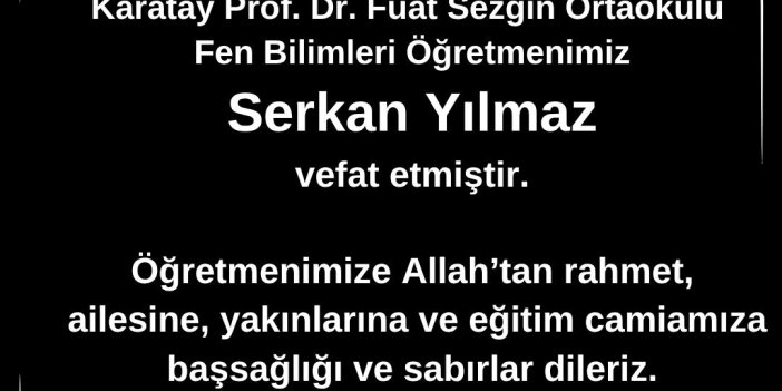 Konya’da sevilen eğitimci elim kazada hayatını kaybetti