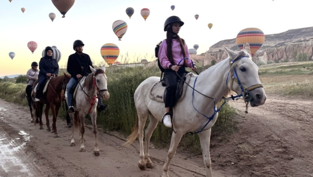 Kurban Bayramı tatilinde Kapadokya'da yerli turist yoğunluğu yaşanıyor