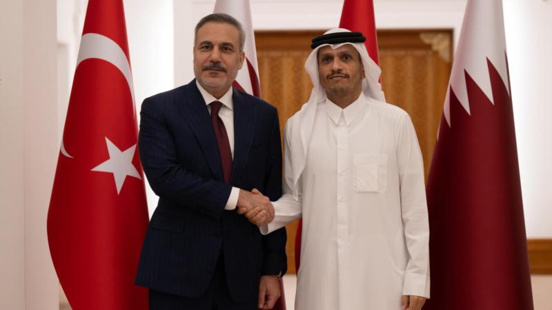 Dışişleri Bakanı Fidan, Katar Başbakanı Al Sani ile görüştü