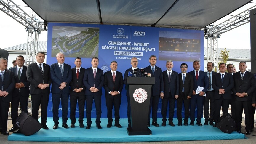 Bakan Uraloğlu, Bayburt-Gümüşhane Havalimanı inşaatını inceledi