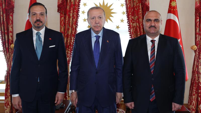 Cumhurbaşkanı Erdoğan, Kerkük Valisi Ağa'yı kabul etti