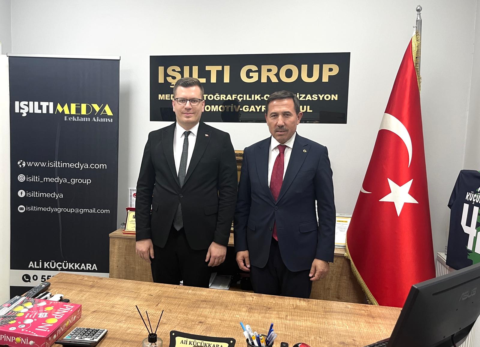 Karatay Belediye Başkanı Hasan Kılca’dan Işıltı Medya’ya ziyaret