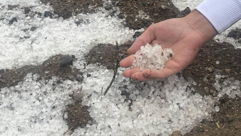 Şiddetli dolu Konya'yı vurdu, çiftçiler endişeli