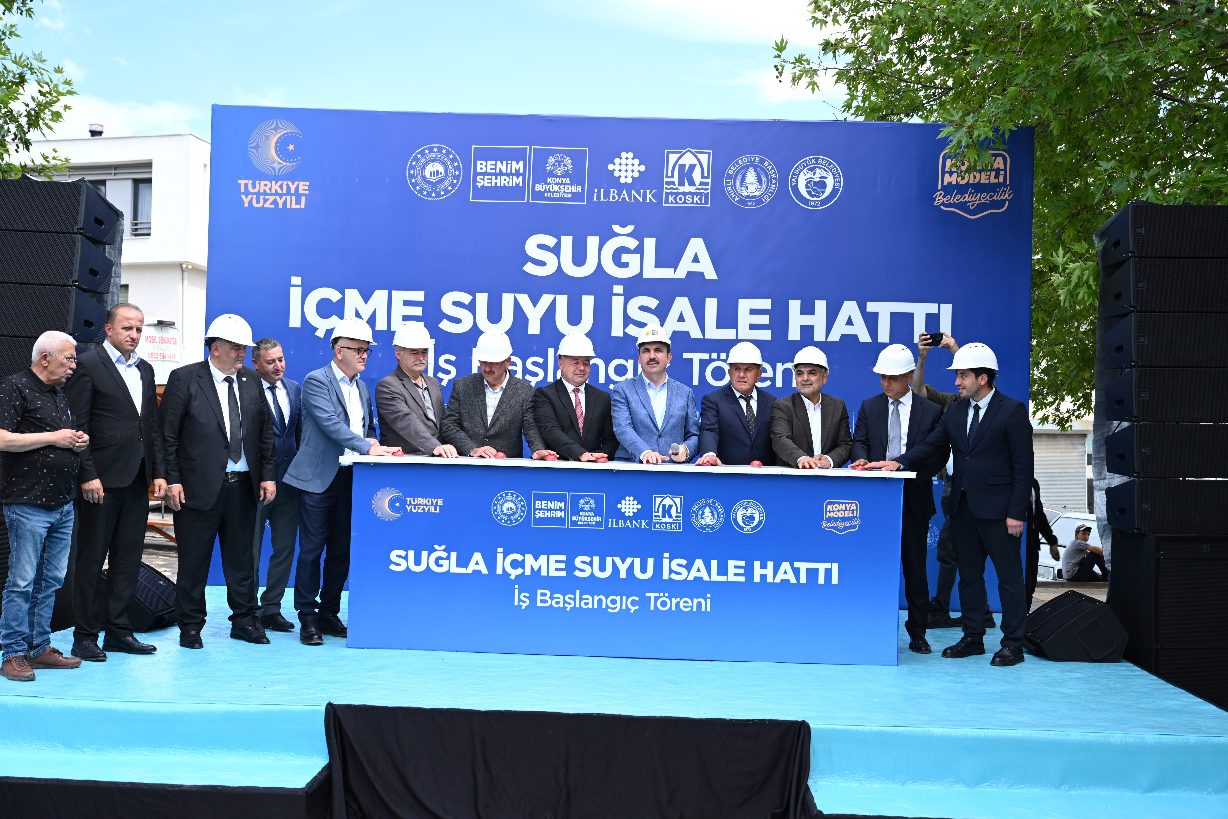 Başkan Altay, Ahırlı ve Yalıhüyük'e kesintisiz içme suyu sağlayacak 290 milyon liralık projeyi başlattı