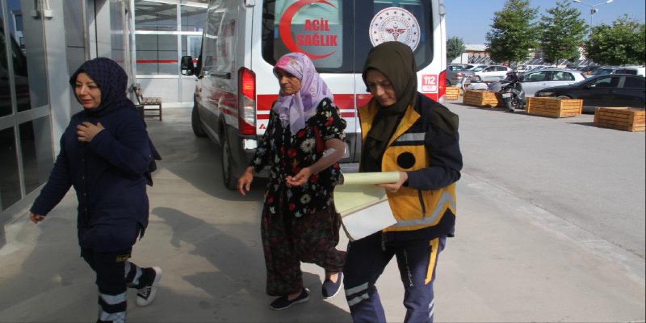 Konya'da köpeğin saldırdığı kadın yaralandı