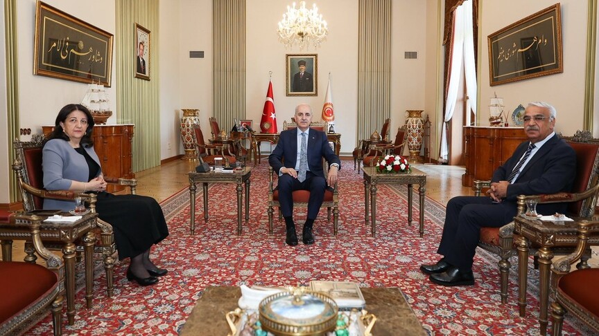 TBMM Başkanı Kurtulmuş, DEM Parti heyetini kabul etti