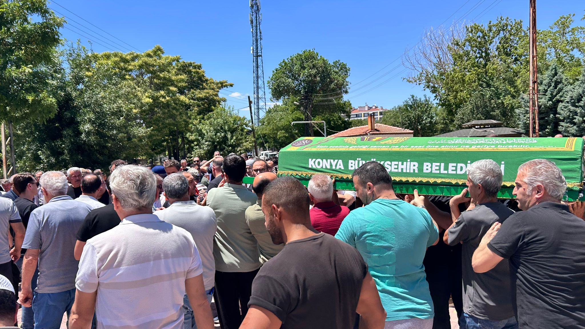 Konya İl Millî Eğitim Müdürlüğü Personeli son yolculuğuna uğurlandı