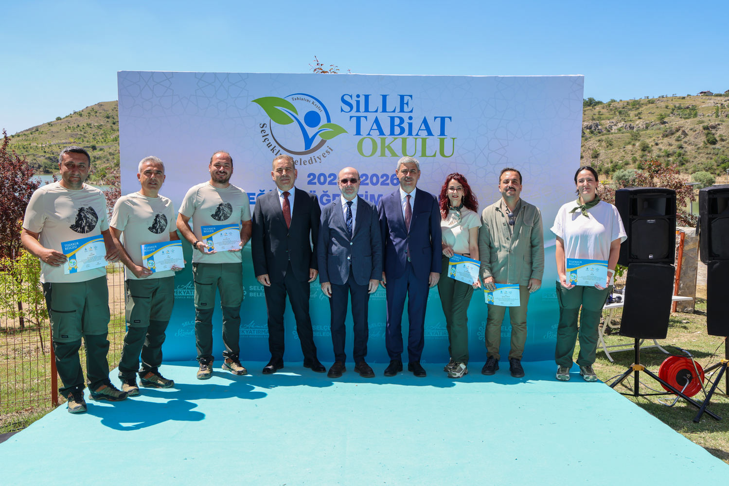 Sille Tabiat Okulu'nda yıl sonu heyecanı yaşandı