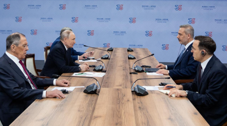 Dışişleri Bakanı Fidan, Rusya Devlet Başkanı Putin ile görüştü