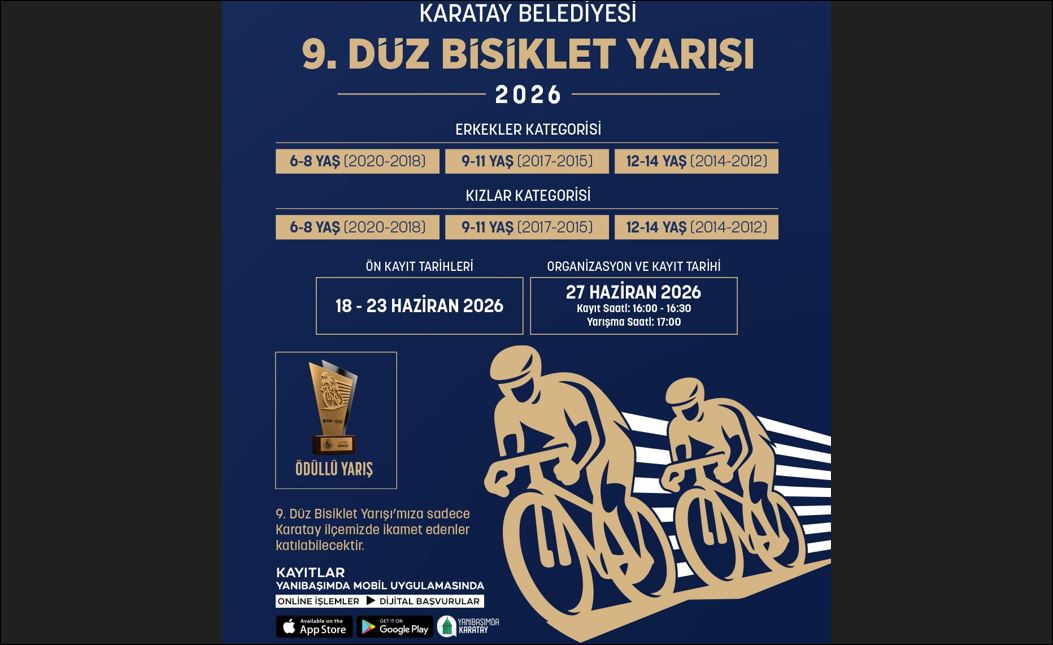 Karatay'da bisiklet heyecanı yeniden başladı
