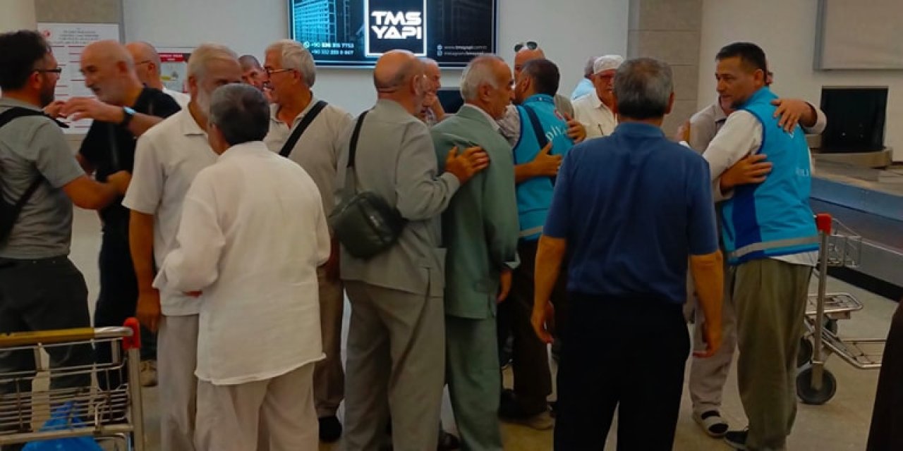 Konyalı hacılar yurda dönmeye başladı