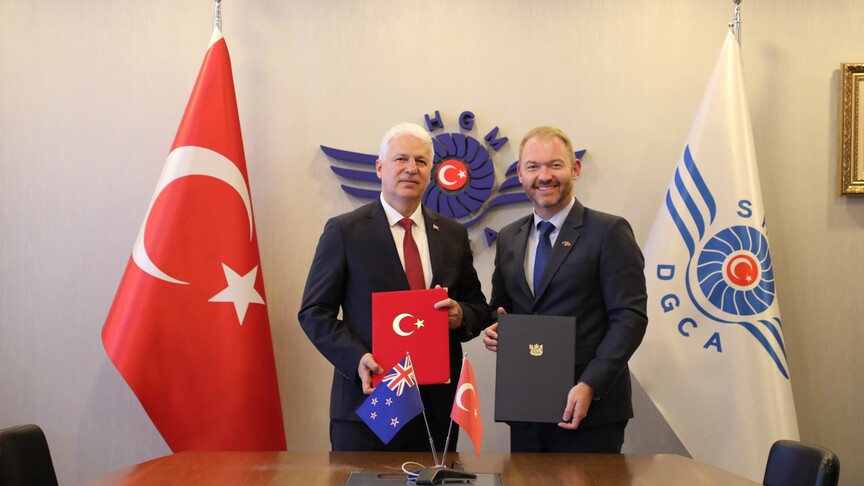 Türkiye ile Yeni Zelanda havacılık alanında mutabakat zaptı imzaladı