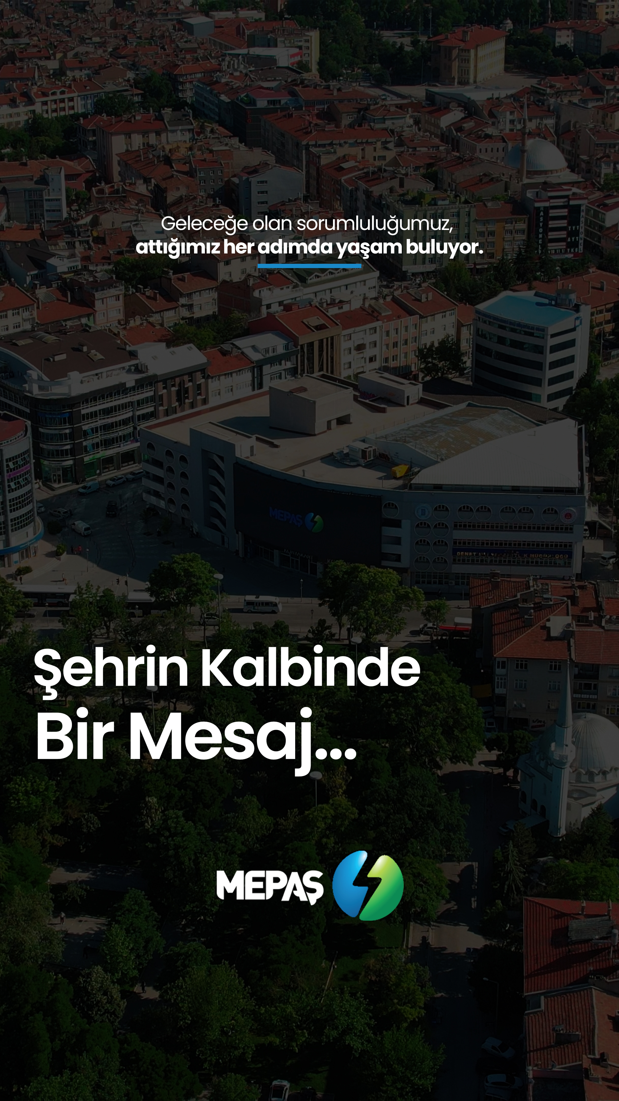 Şehrin kalbinde geleceğe bir mesaj