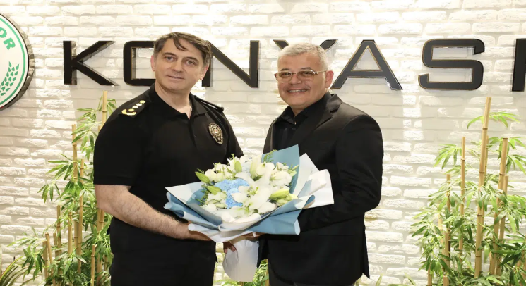 Emniyet Müdürü Koç'tan Konyaspor'a ziyaret