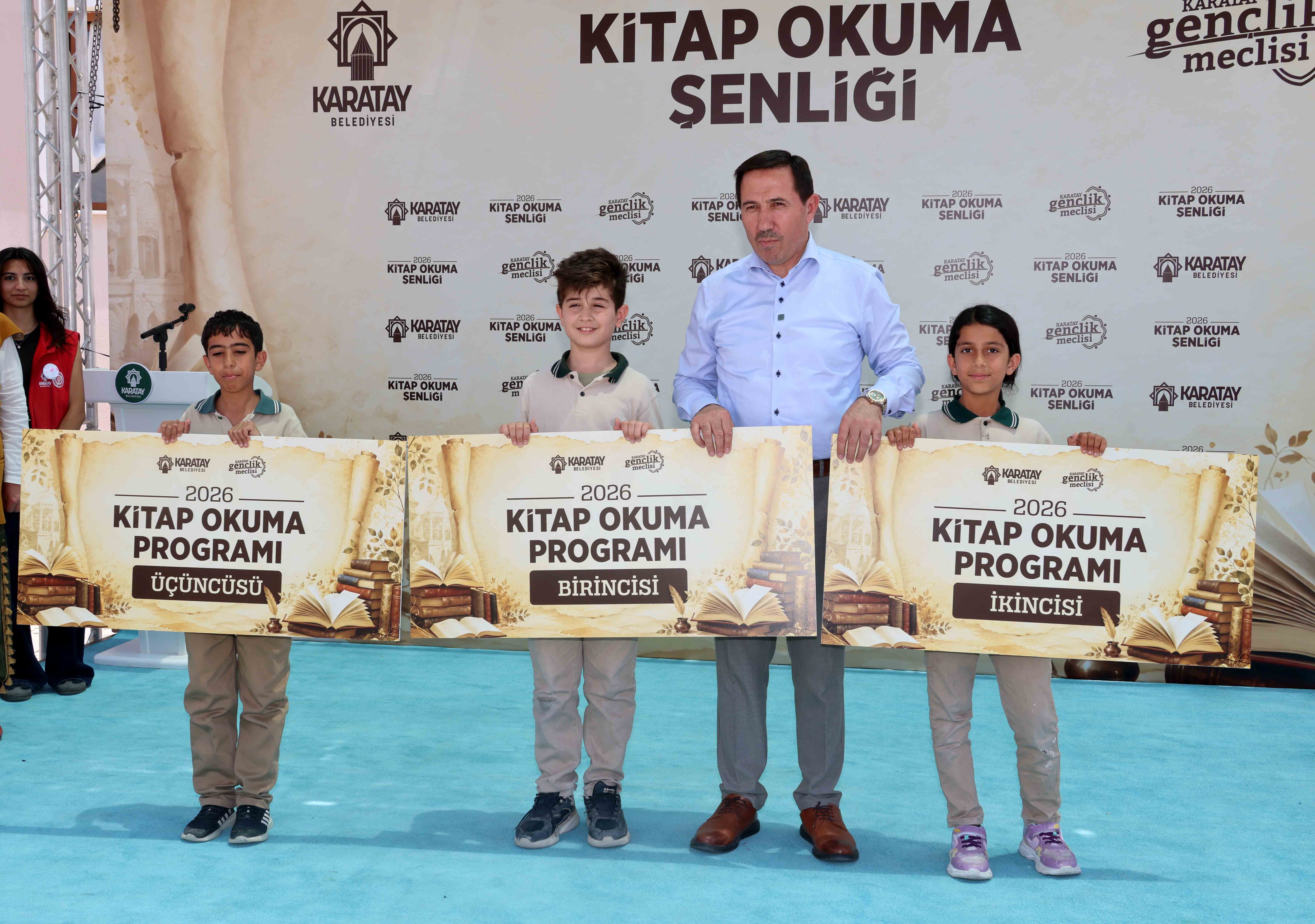 Karatay'da Kitap Okuma Projesi şenliklerle tamamlandı