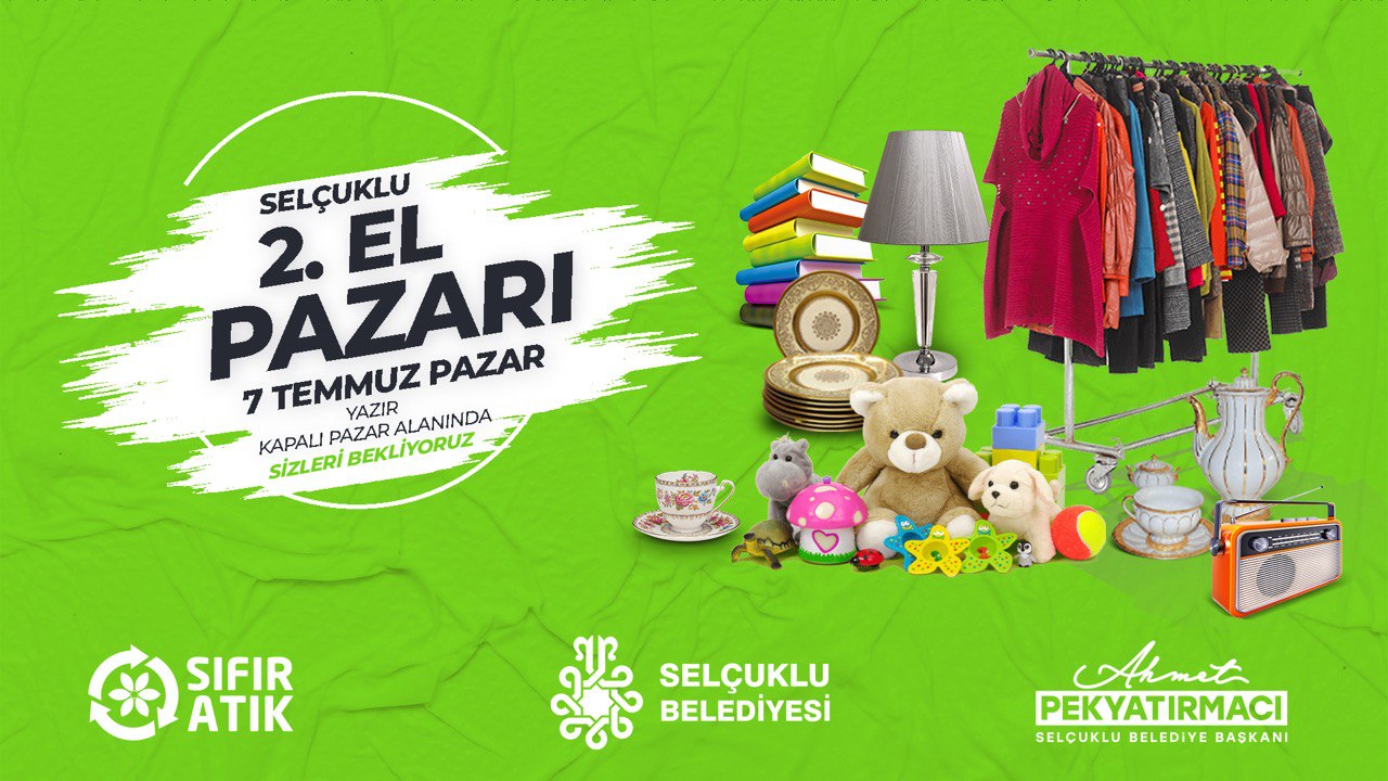 “Selçuklu 2. El Pazarımız en çok ilgi gören projelerimizden”