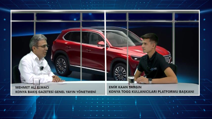 Pozitif Bakış'ın konuğu Konya TOGG Kullanıcıları Platformu Başkanı Emir Kaan Sargın