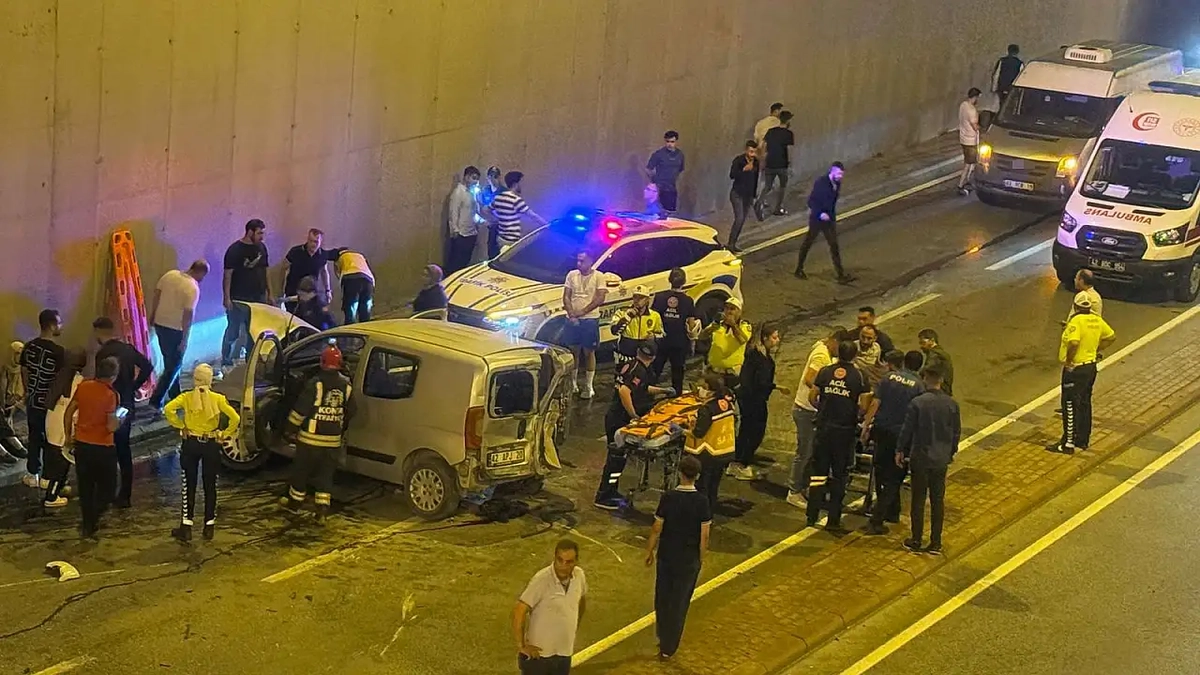 Şefikcan Alt Geçidi'nde feci kaza: 7 yaralı