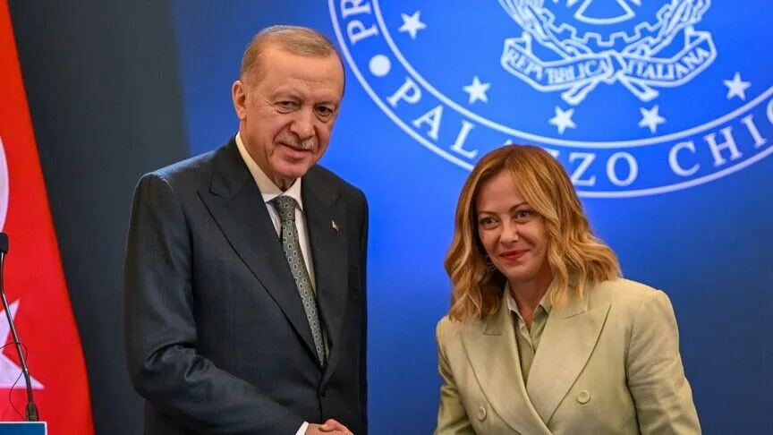 Cumhurbaşkanı Erdoğan, İtalya Başbakanı Meloni ile telefonda görüştü