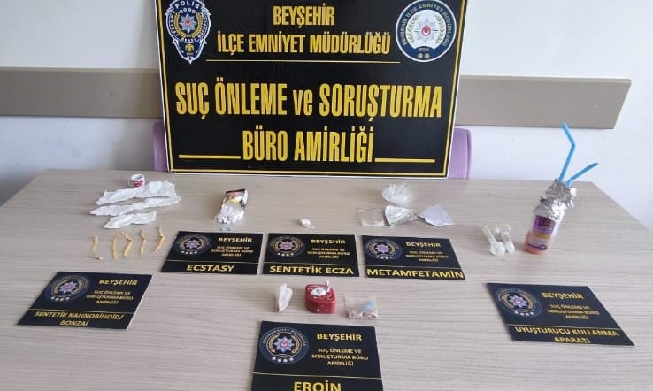 Konya'da uyuşturucu operasyonu: 2 zanlı yakalandı