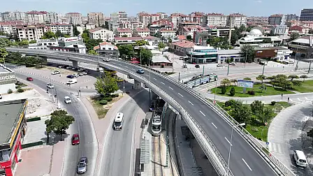Konya'nın bu üst geçidinde çalışmalar tamamlandı! Ulaşım daha konforlu hale geldi