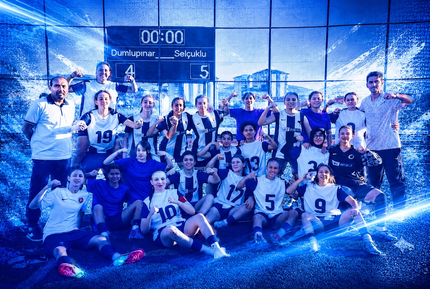 Konya'da minik kramponların futbol şöleni sona erdi