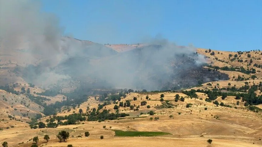 Muğla ve Diyarbakır'da çıkan orman yangınlarına müdahale ediliyor