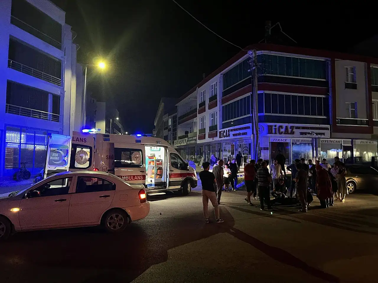Konya'da motosiklet ile otomobil çarpıştı: 1 yaralı