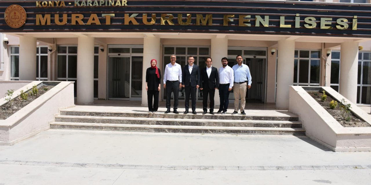 Başkan Önal, Murat Kurum Fen Lisesi'ni ziyaret etti
