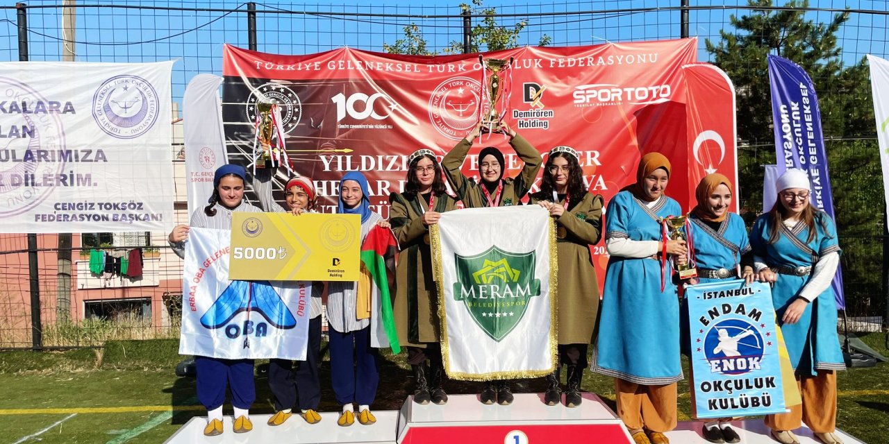 Meramlı sporcular yine yıldızlaştı