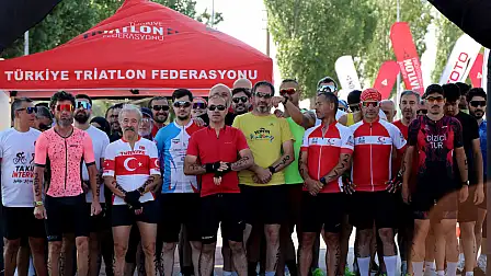 Konya'da Duatlon rüzgarı esti