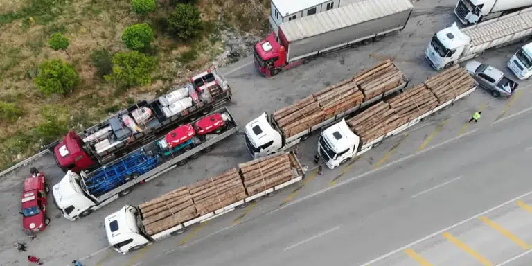 Konya'da orman kaçakçılığına drone ile havadan takip!
