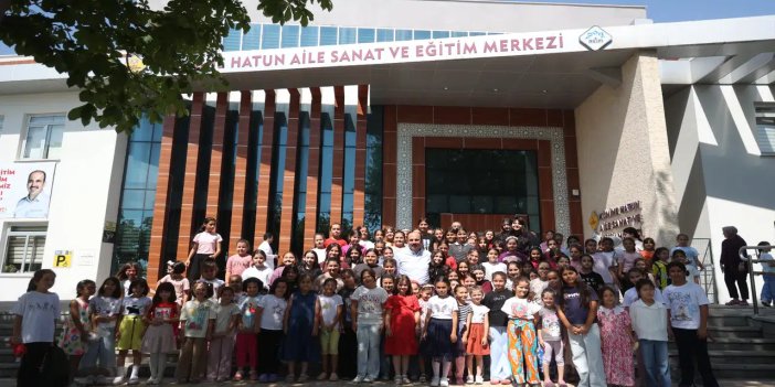 Başkan Altay: “Çocuklarımız, cıvıl cıvıl bir yaz geçiriyor”