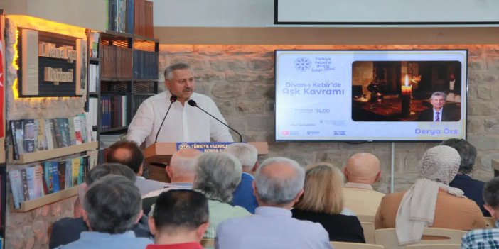 TYB Konya’da Mevlana’nın şiirlerinde aşk kavramı anlatıldı