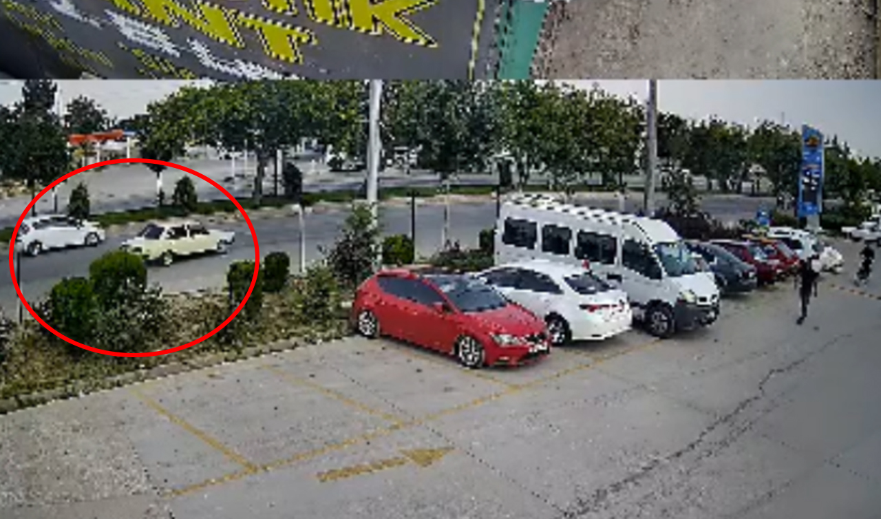 Konya'da trafik terörü kamerada! Drift yapan sürücü çarpıp olay yerinden kaçtı