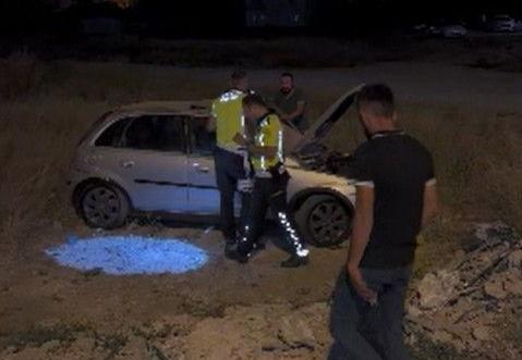 Konya’da kontrolden çıkan otomobil yoldan çıktı: 2 yaralı