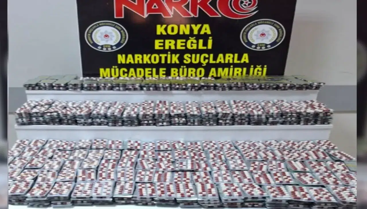 Konya'da dev uyuşturucu operasyonu: 5 gözaltı